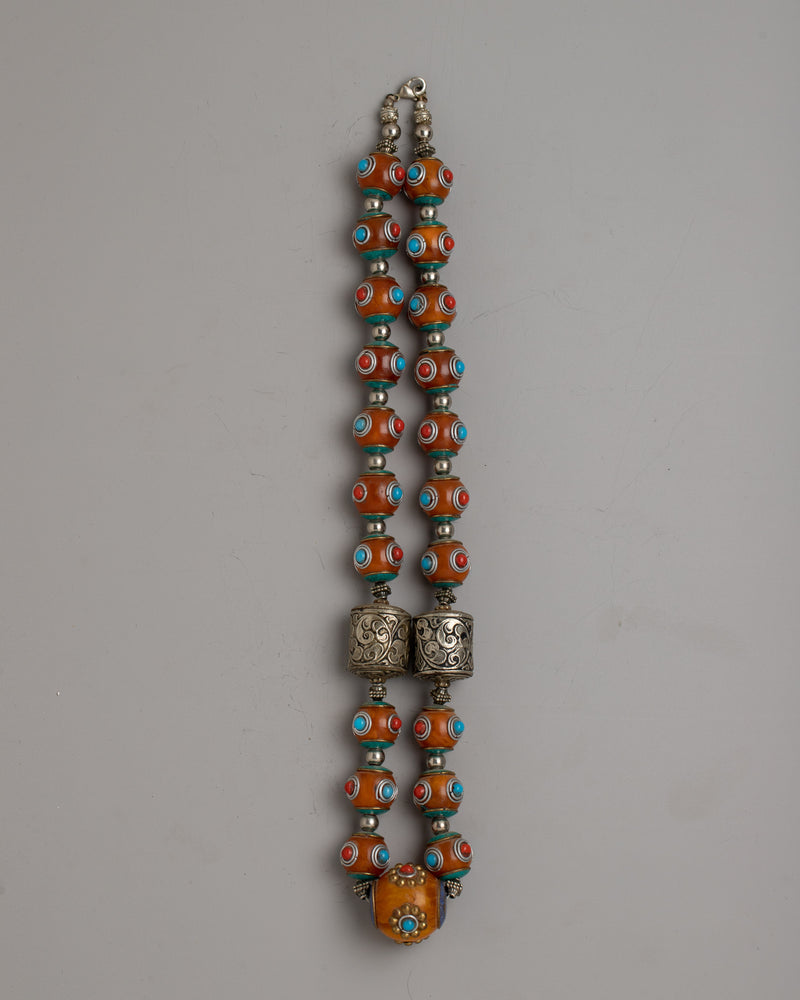 Amber Turquoise Necklace