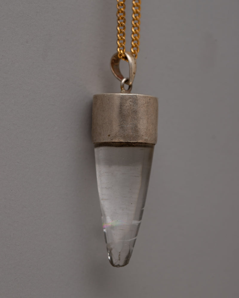 Crystal Point Pendant Stone