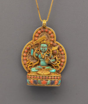 Bodhisattva Manjushri Locket | Symbol of Enlightenment
