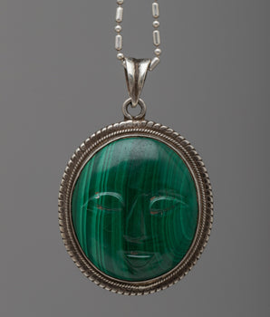 Malachite Stone Locket