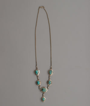 Turquoise Silver Necklace