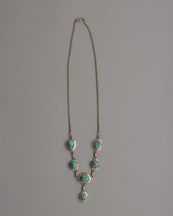 Turquoise Silver Necklace