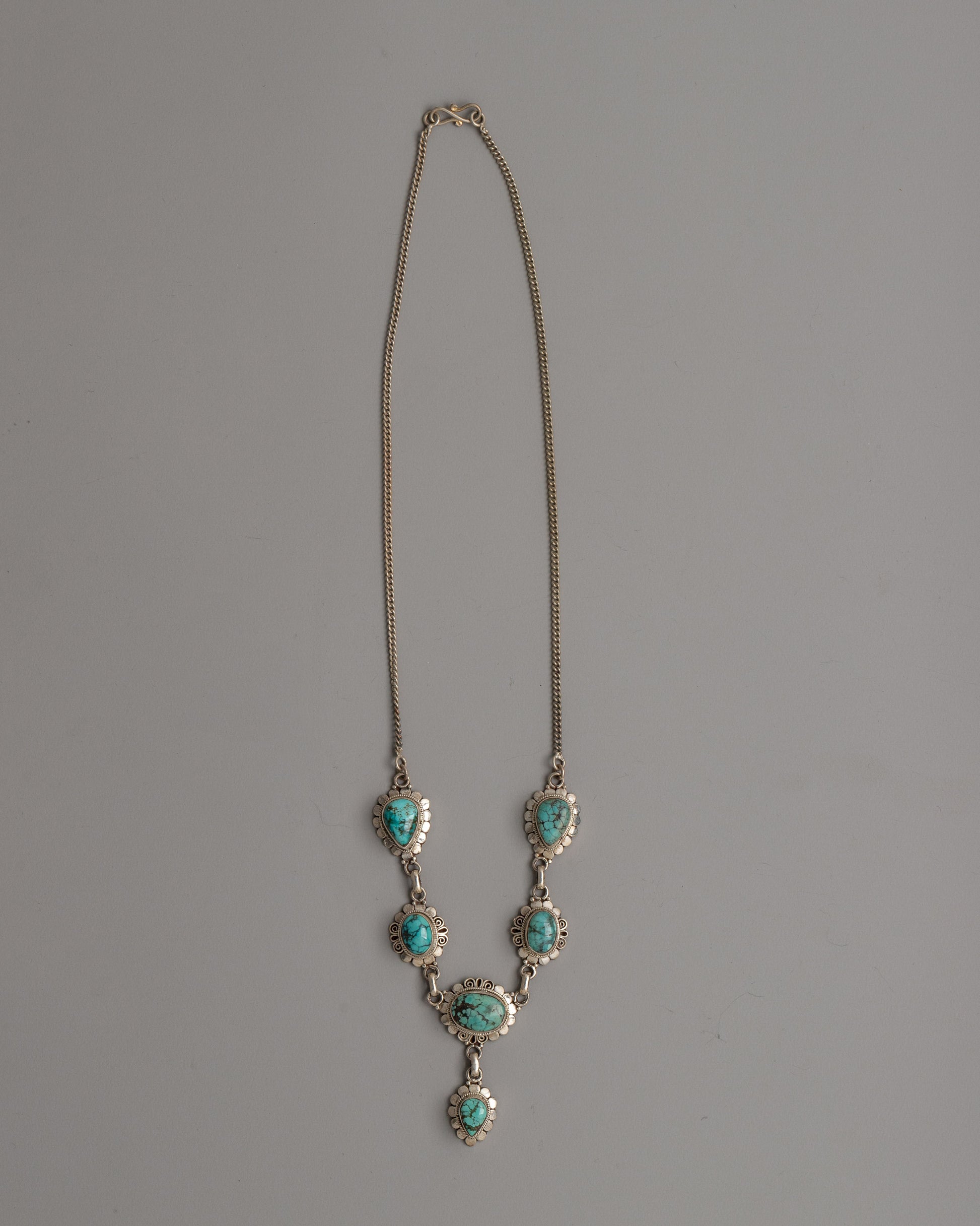 Turquoise Silver Necklace