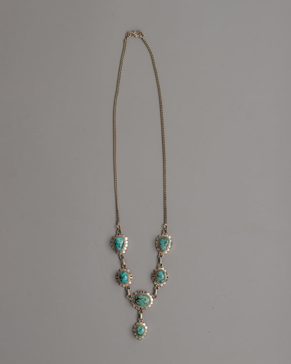 Turquoise Silver Necklace