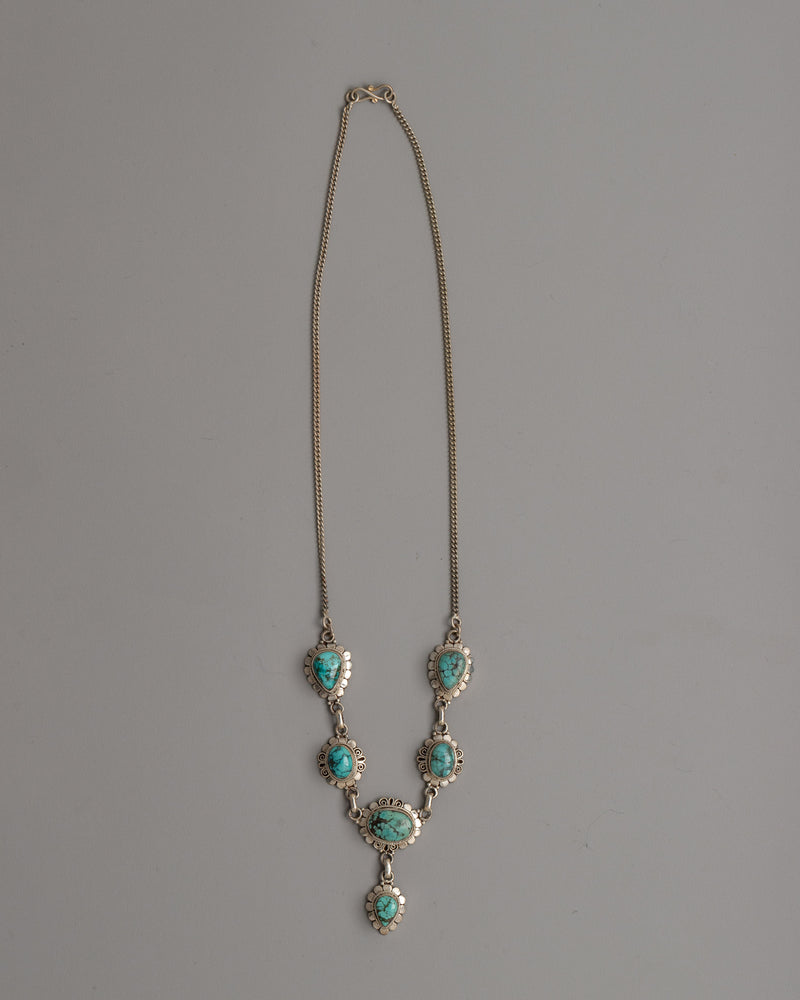 Turquoise Silver Necklace