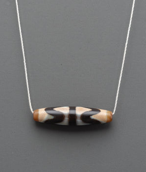 Himalayan  Dzi Locket |  Dzi Pendant for Protection