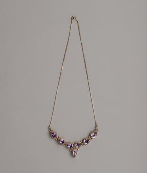 Sterling Silver Amethyst Necklace