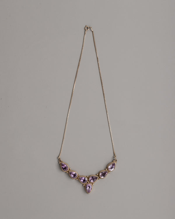 Sterling Silver Amethyst Necklace