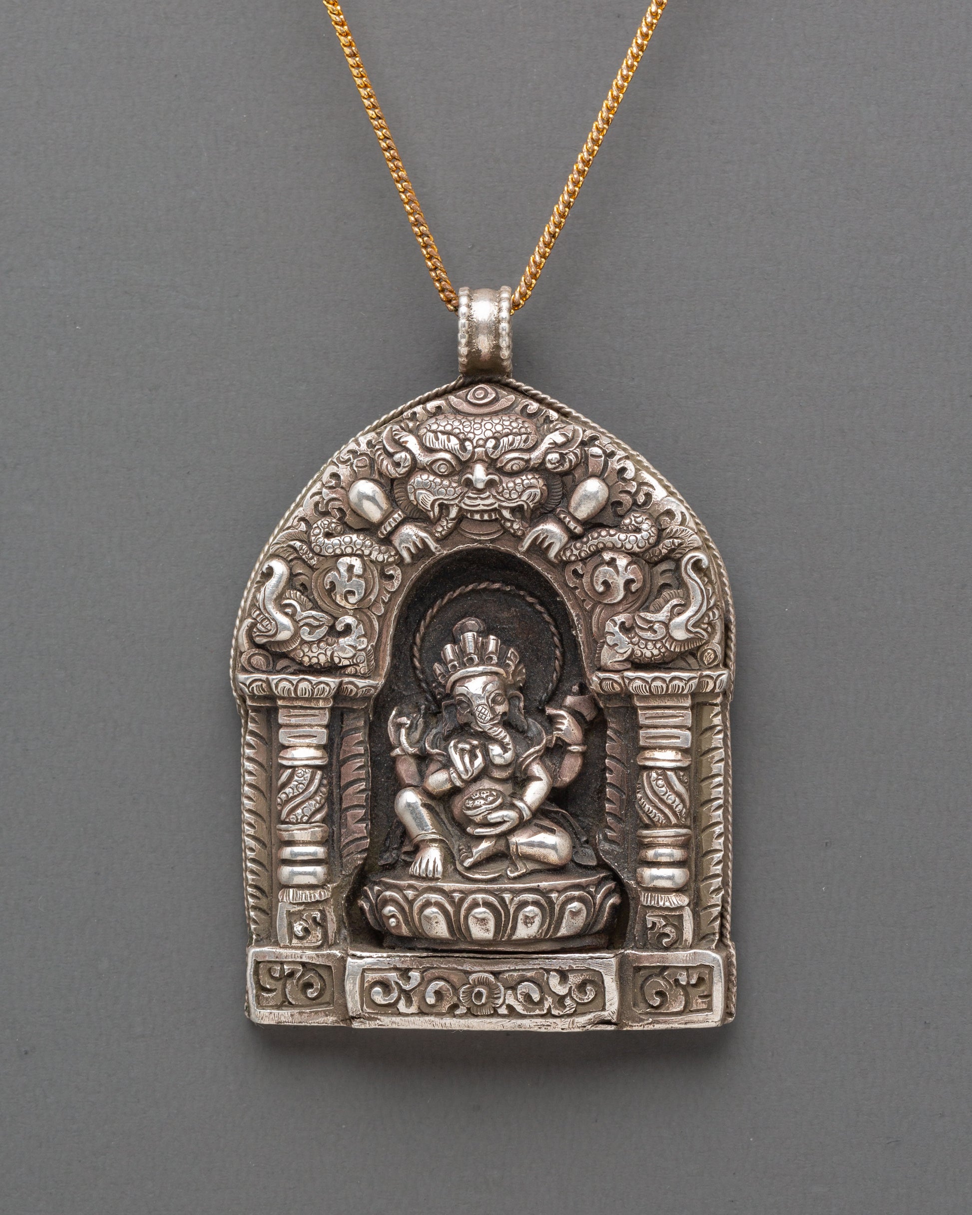 Pure Silver Ganesha Locket