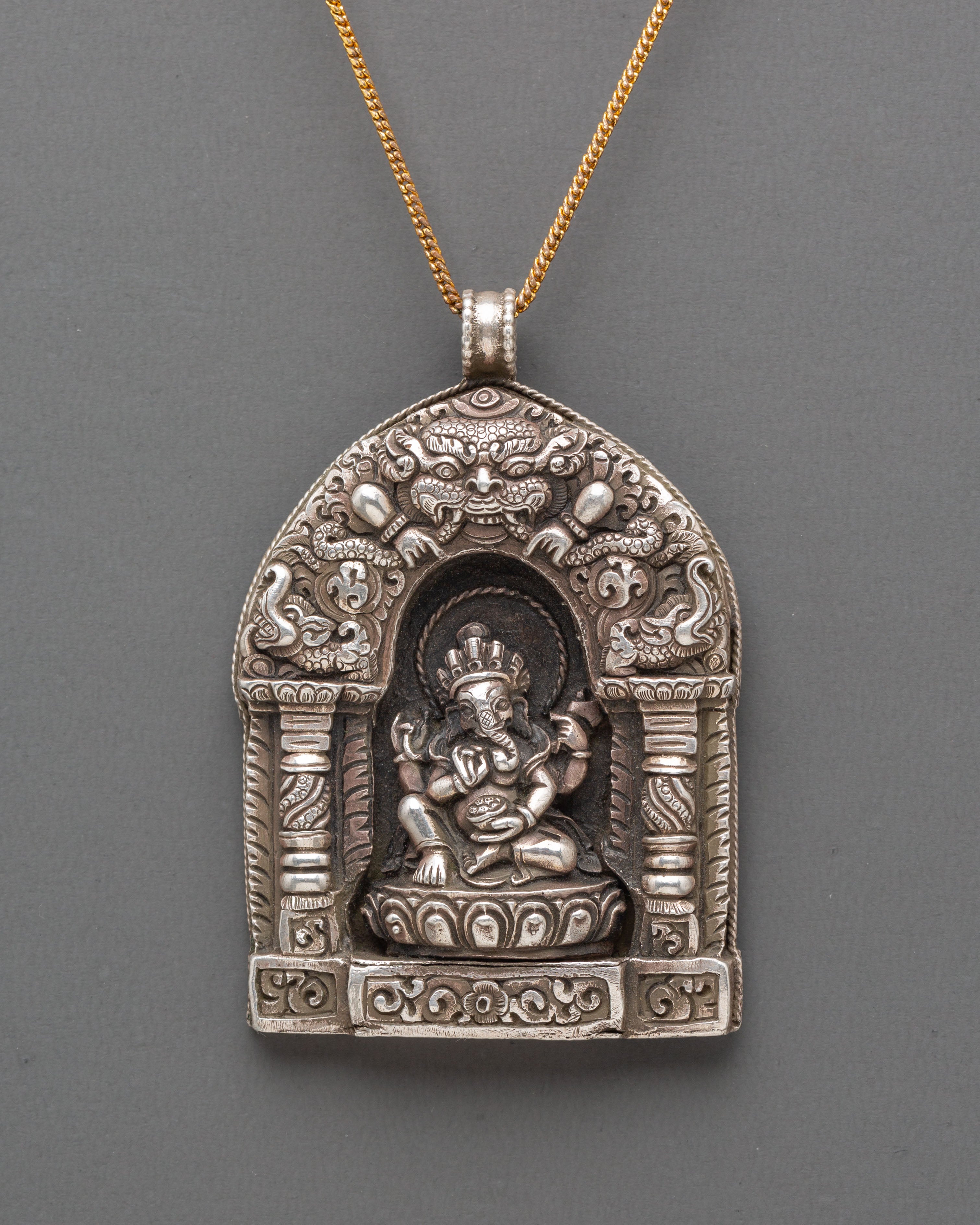 Pure Silver Ganesha Locket