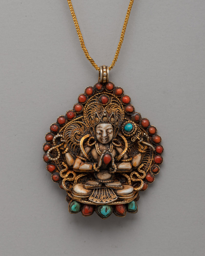 Buddhist Filigree Locket