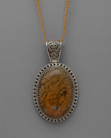 Jasper Locket Pendant
