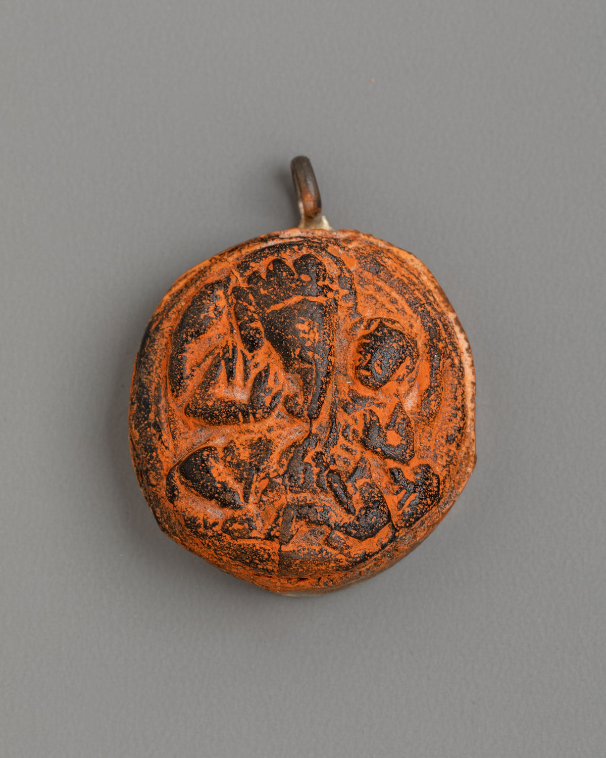 Spiritual Carved Deity Pendant