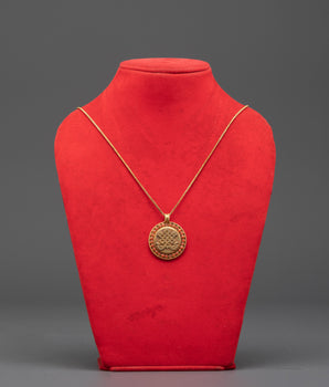 Endless Knot Locket | Tibetan Buddhist Jewelry