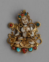 White Tara Locket 