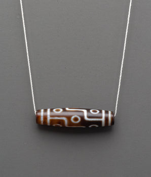 Handmade Tibetan Dzi Bead Locket | Buddhist Spiritual Pendant