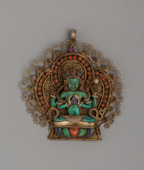 Four Armed Avalokiteshvara Locket