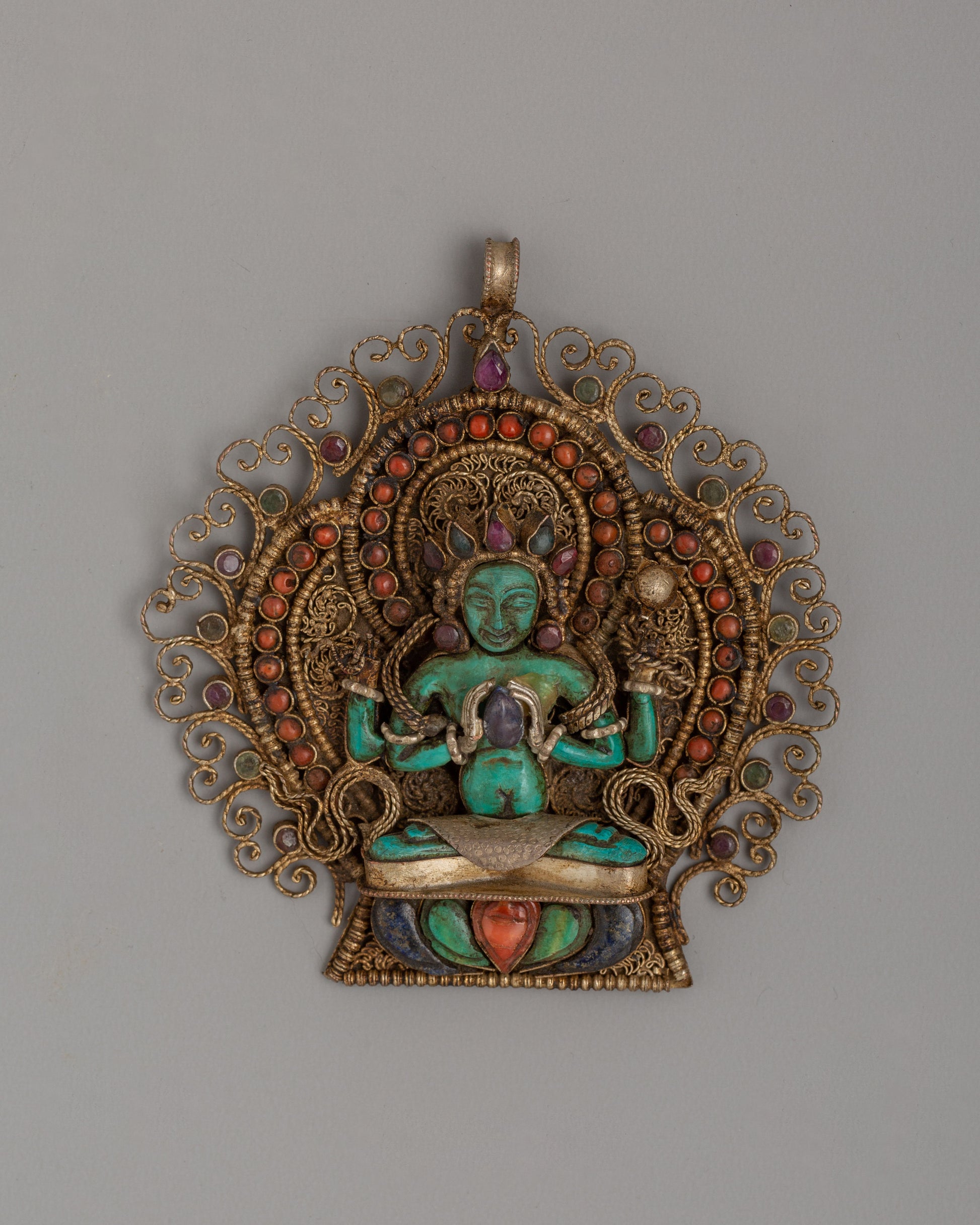 Four Armed Avalokiteshvara Locket