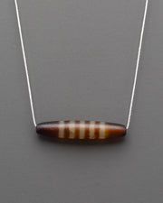 Tibetan Dzi Bead Locket for Accessory | Spiritual Pendant for Protection