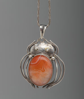 Orange Sardonyx Pendant
