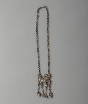 Tibetan Lion Locket Necklace