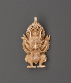 Handmade Garuda Bone Locket