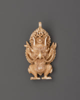 Handmade Garuda Bone Locket