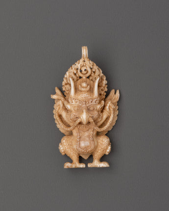 Handmade Garuda Bone Locket