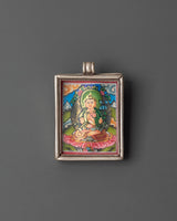 Silver Thangka locket