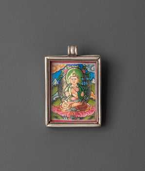 Silver Thangka locket