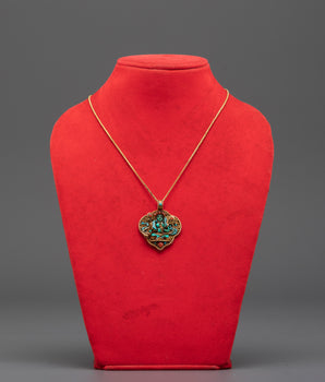Handmade Turquoise Green Tara Locket