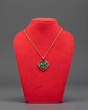 Handmade Turquoise Green Tara Locket