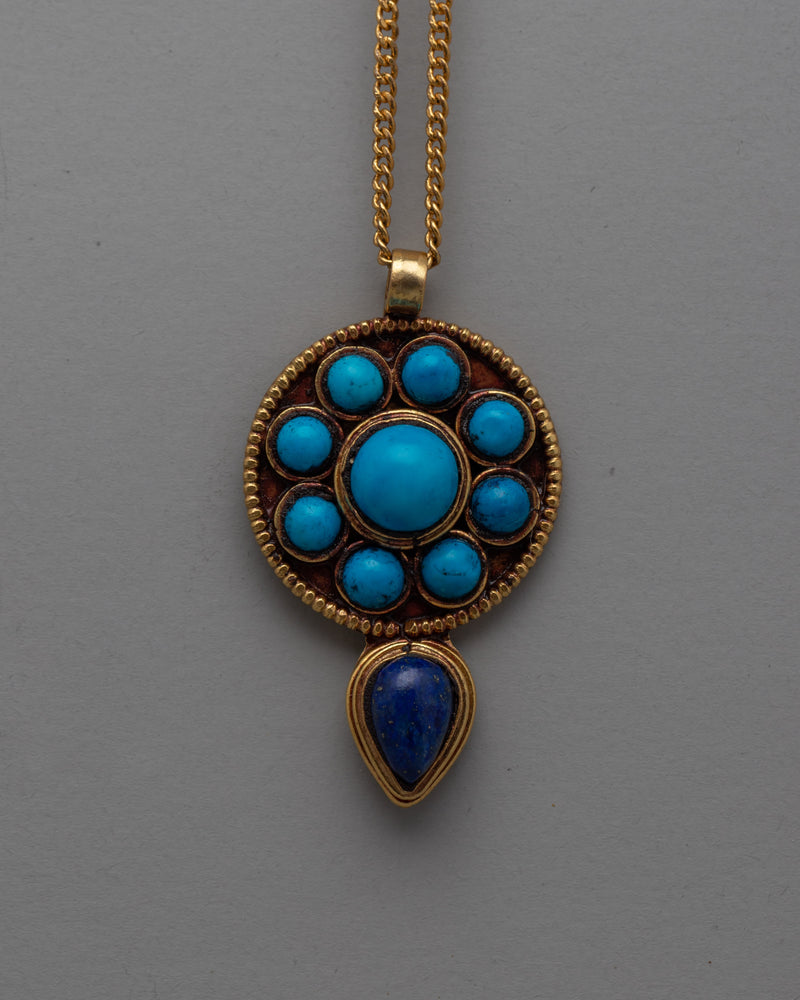 Turquoise Gemstone Pendant | The Ultimate Accessory for Effortless Glamour