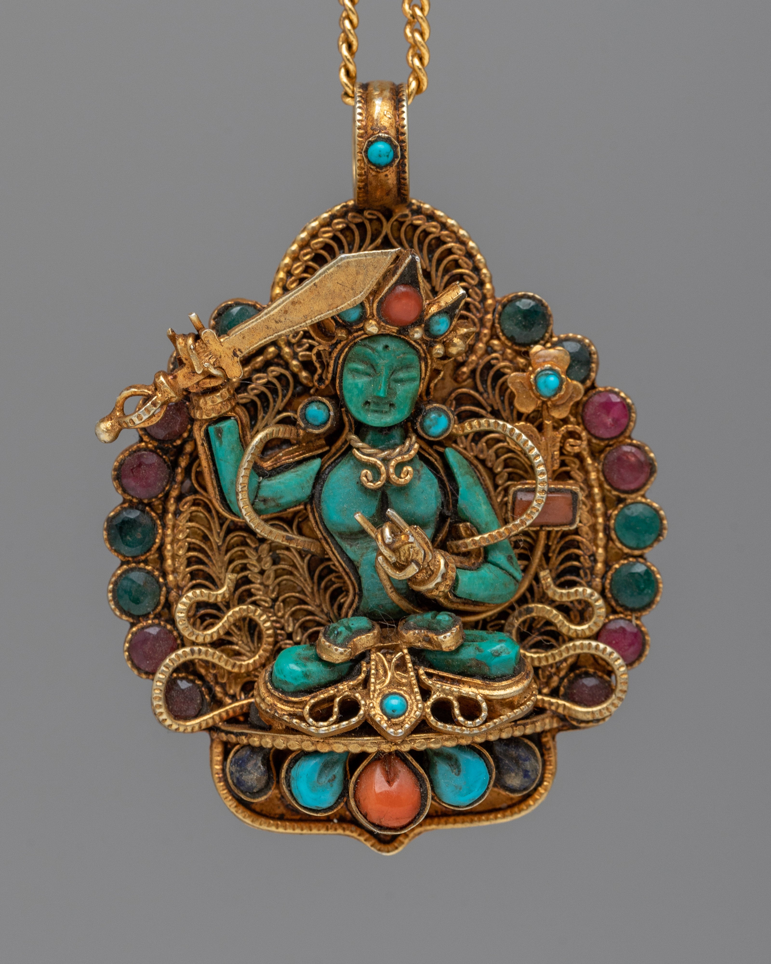 Manjushri Prayer Locket | Carry the Wisdom and Blessings of the Bodhis