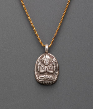 Handmade Chenrezig Engraved Locket