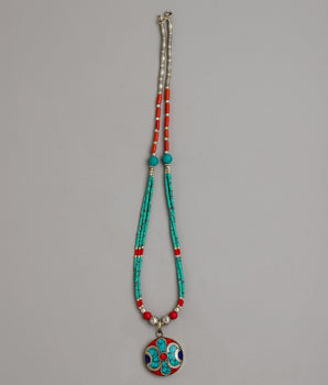 tibetan coral necklace