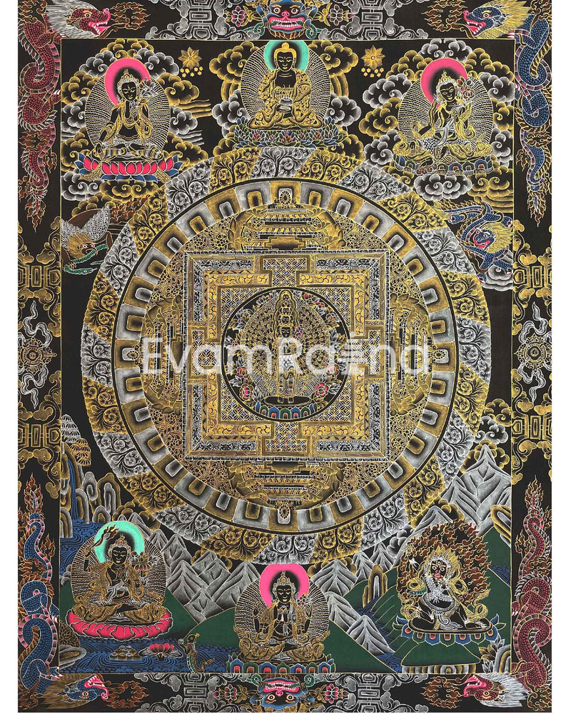 Lokeshvara Mandala Thangka 