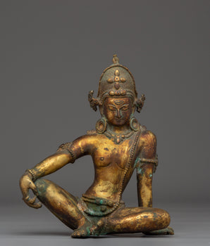 Lokeshwor Statue with Antique Finish | Guardian of Compassion and Peace