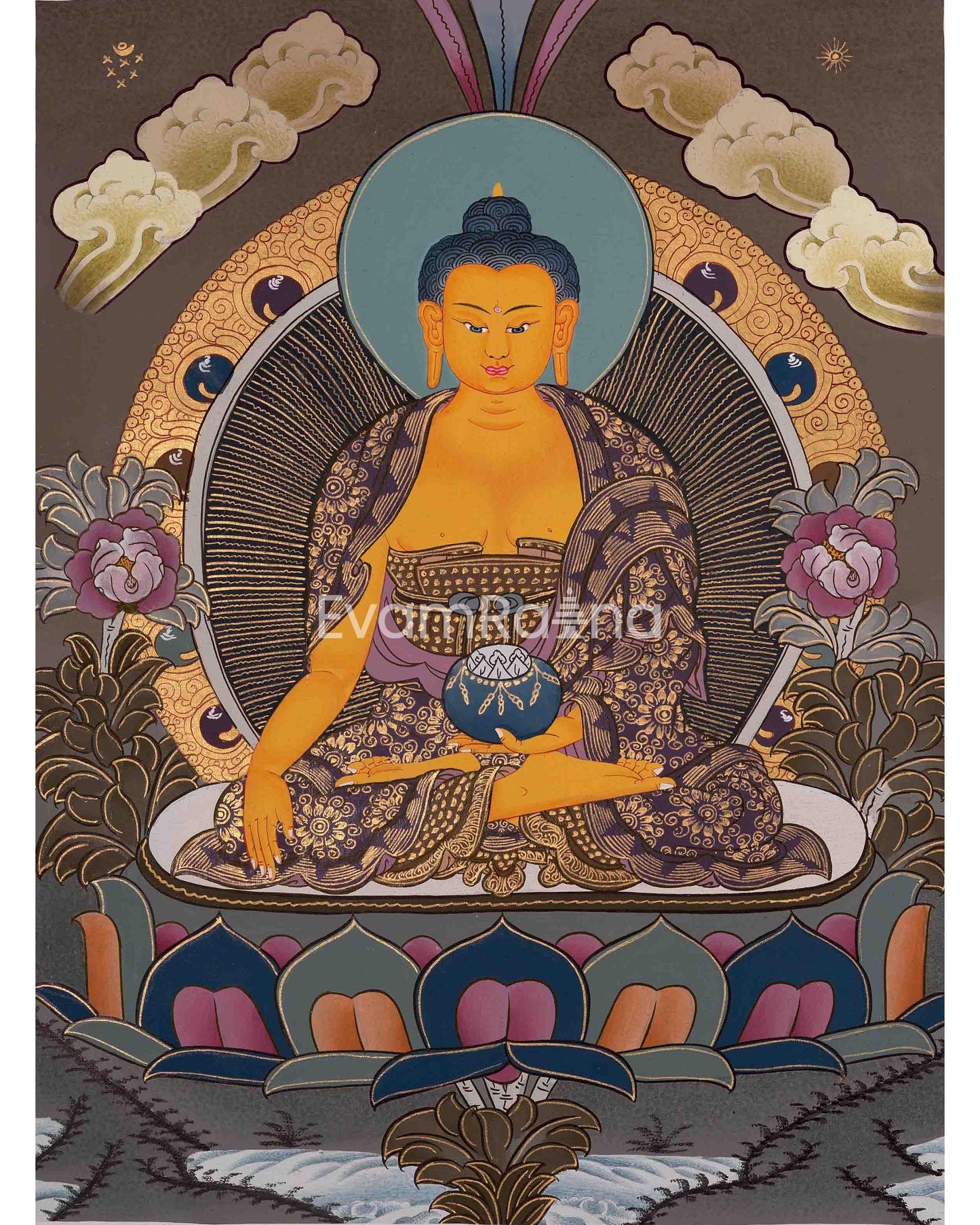 Shakyamuni Buddha Thangka | Buddhist Altar |