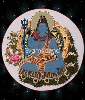 Lord Shiva Thangka