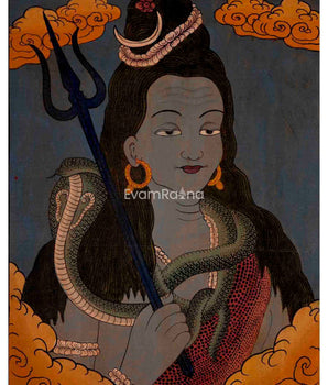Lord Shiva Thangka