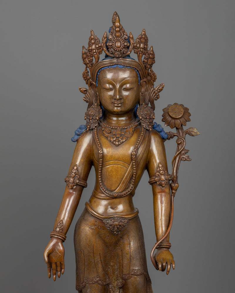 Bronze Chenrezig Statue | Himalayan Traditionally Hand-crafted Spiritual Art-work