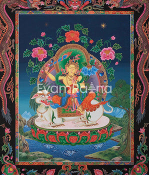 Mahabodhisattva Manjushree Thangka 