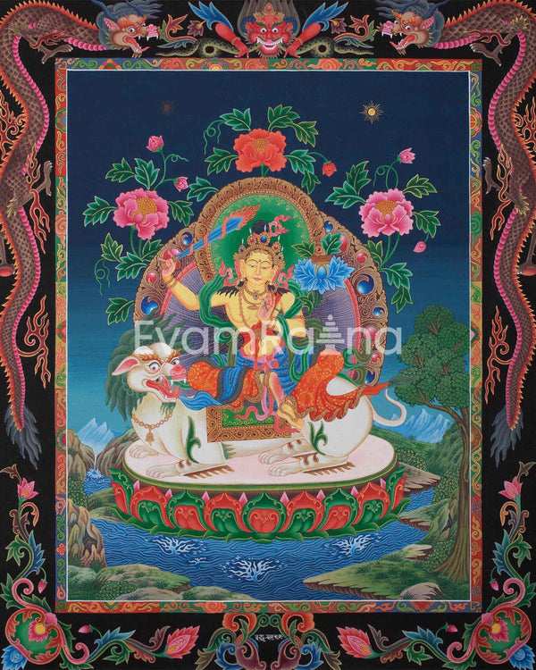 Mahabodhisattva Manjushree Thangka 