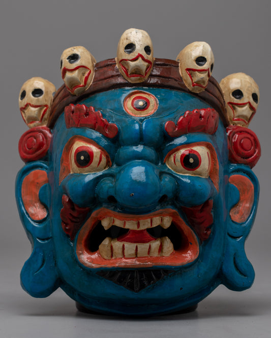 Wooden Mask Mahakala