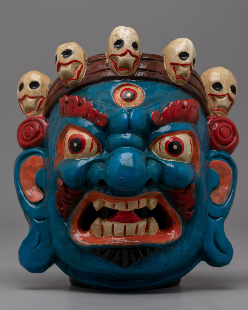 Wooden Mask Mahakala