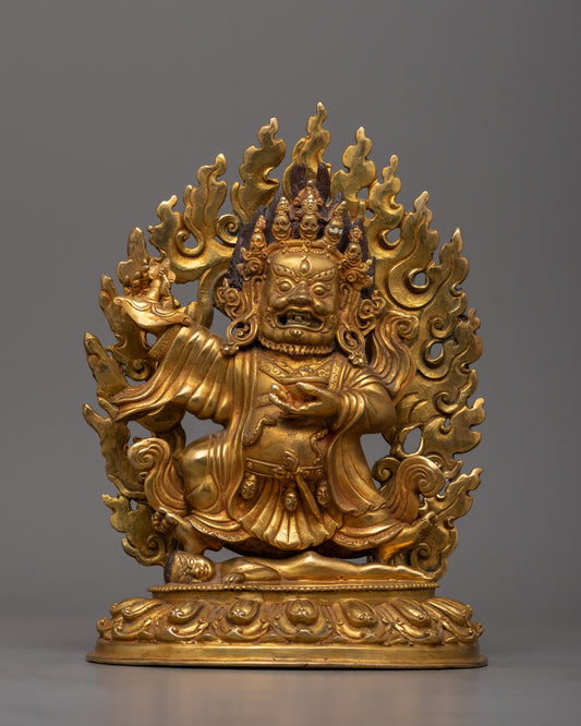 Two-Armed Bernagchen Mahakala Dharma Protector