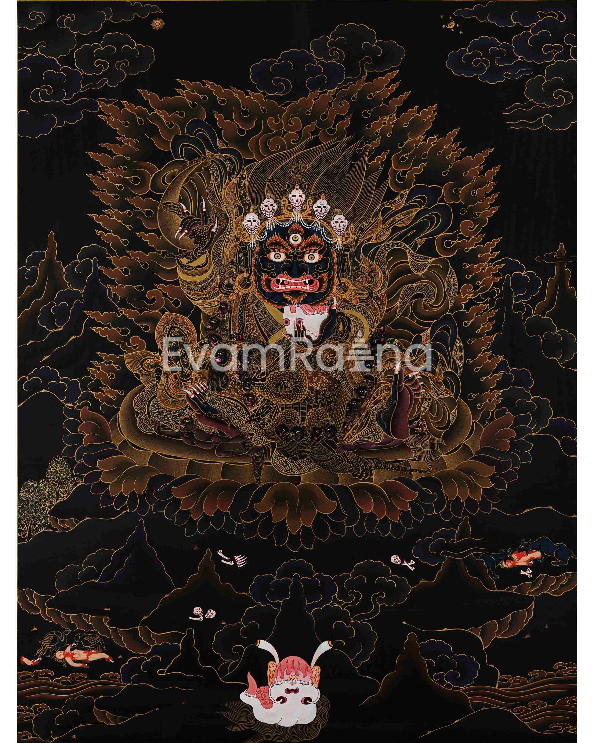 Mahakala Thangka Art
