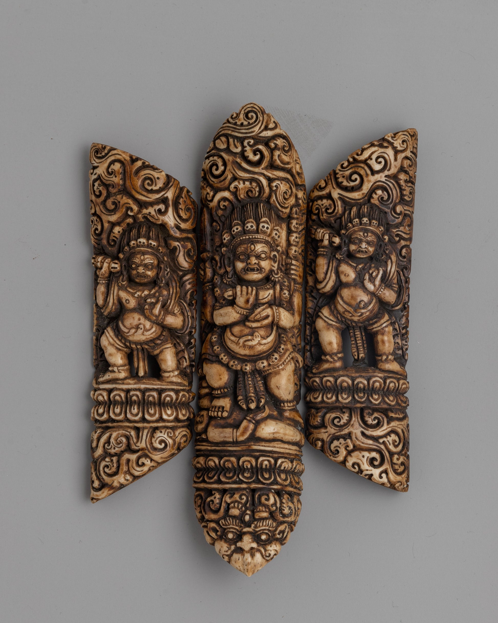 Hand-Carved Mahakala Set 