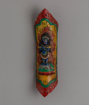 Hand-Carved Sakya Mahakala Decor